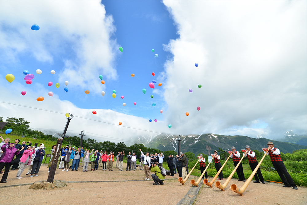 「五竜アルプス山野草園」開園。白馬ALPS花三昧のメイン会場となる