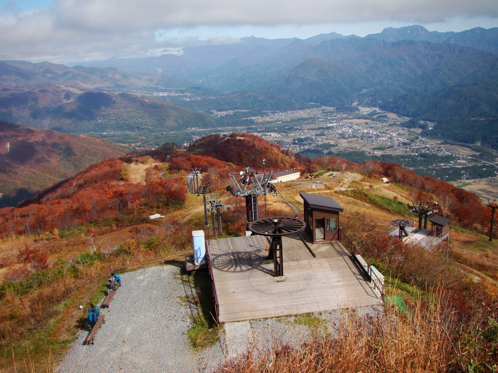 【紅葉情報】地蔵ケルン下部から高山植物園上部