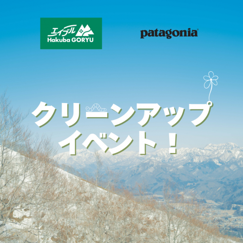 patagonia x ゲレンデクリーンアップHP